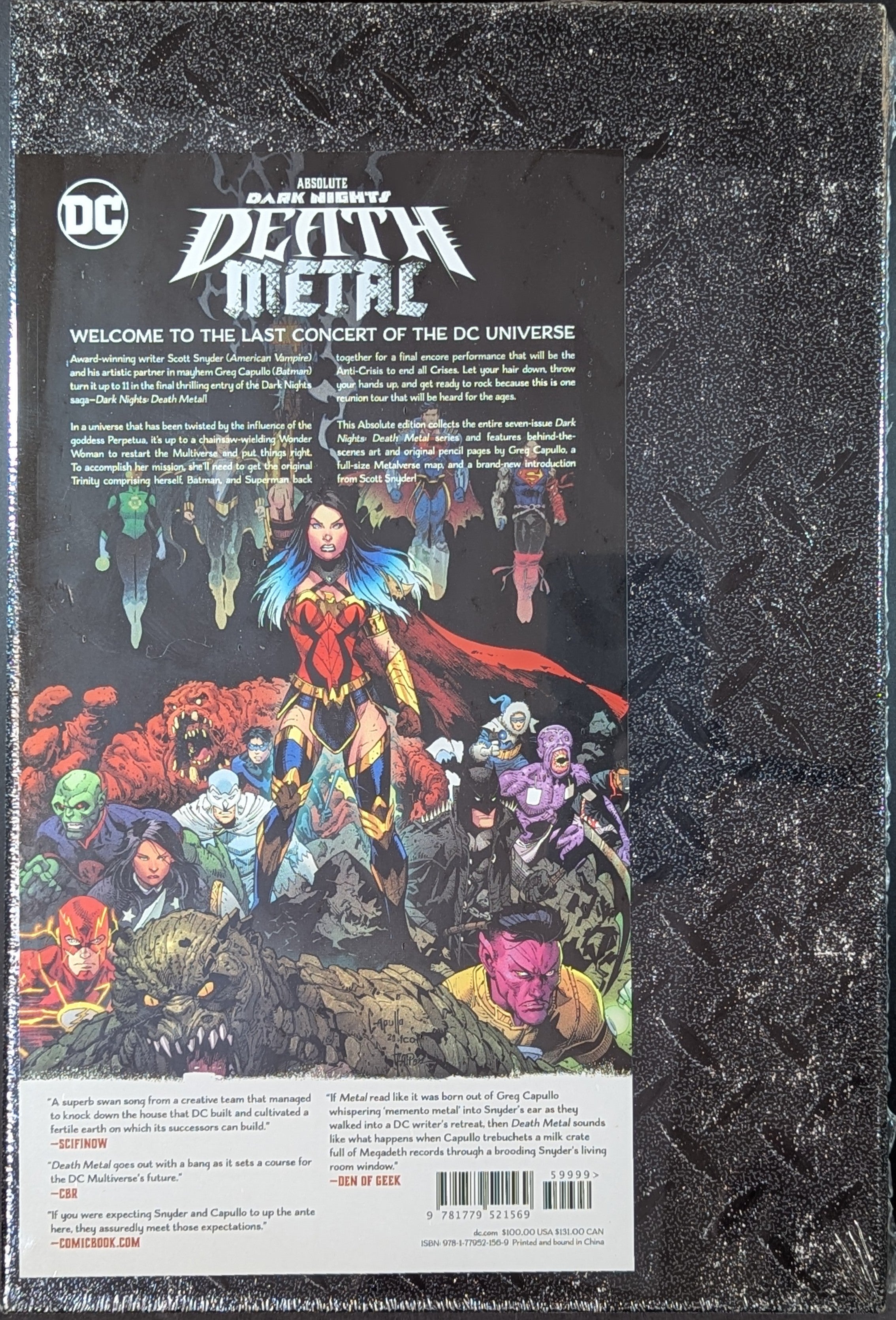 Absolute Dark Knights Death Metal Slipcased Hardcover